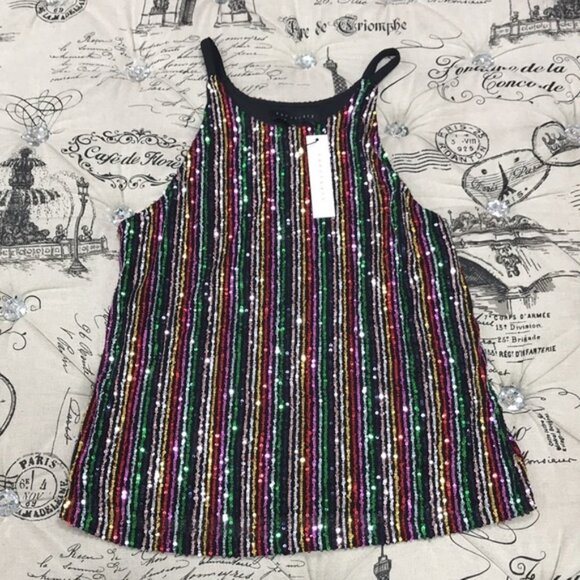 Sanctuary Cyber Sequin Tank - Picture 3 of 7